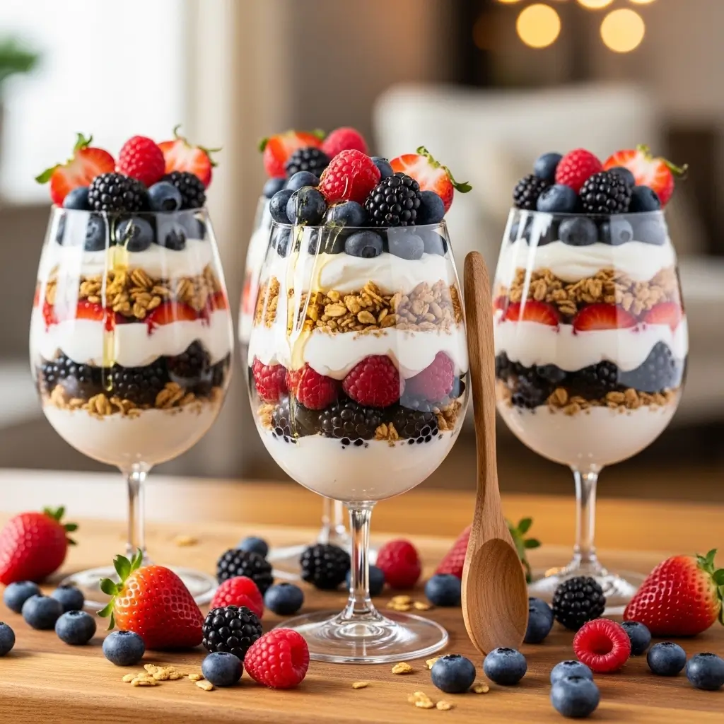Berry Parfait Cups