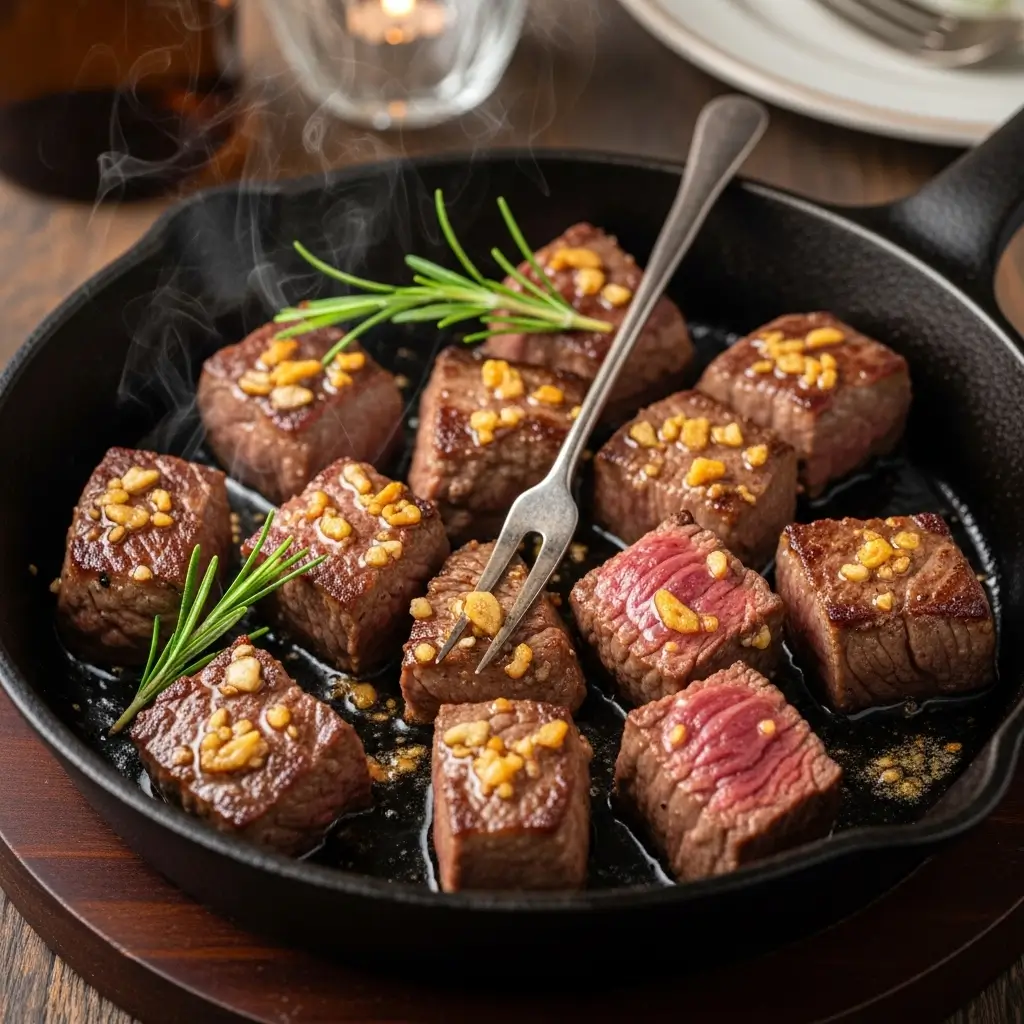 Garlic Butter Steak Bites