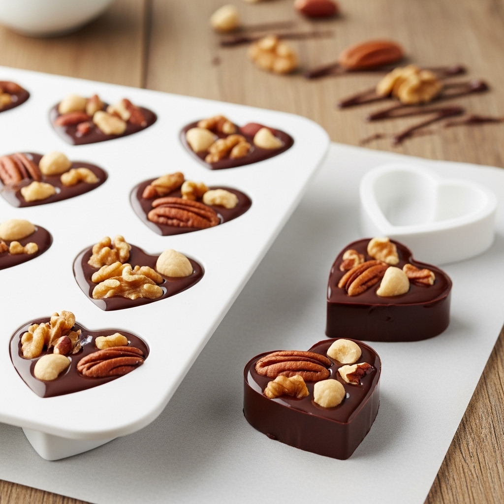No-Bake Chocolate Hearts