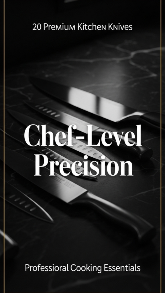 20 Premium Kitchen Knives for Professional Cooking That Deliver Chef-Level Precision