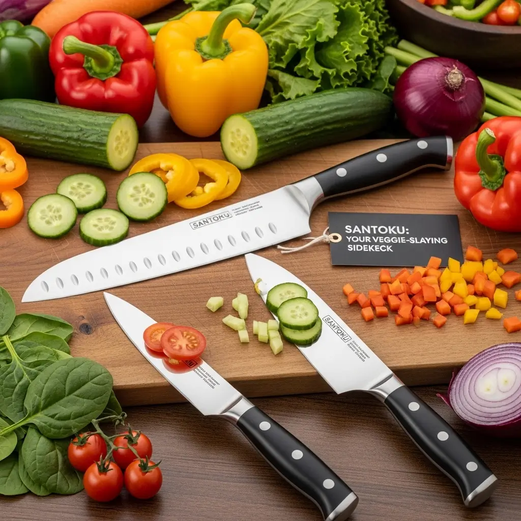 Santoku Knives: Your Veggie-Slaying Sidekick