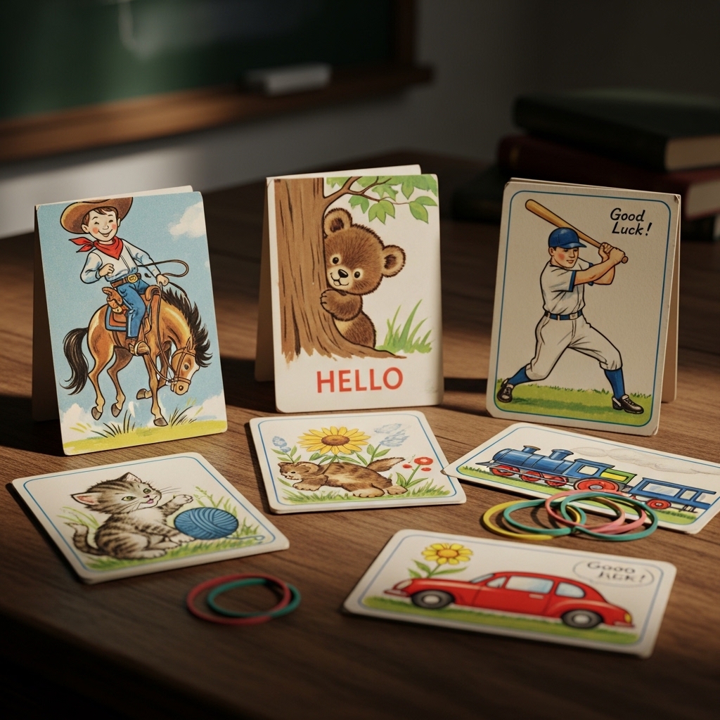 Schoolroom Exchange Cards 