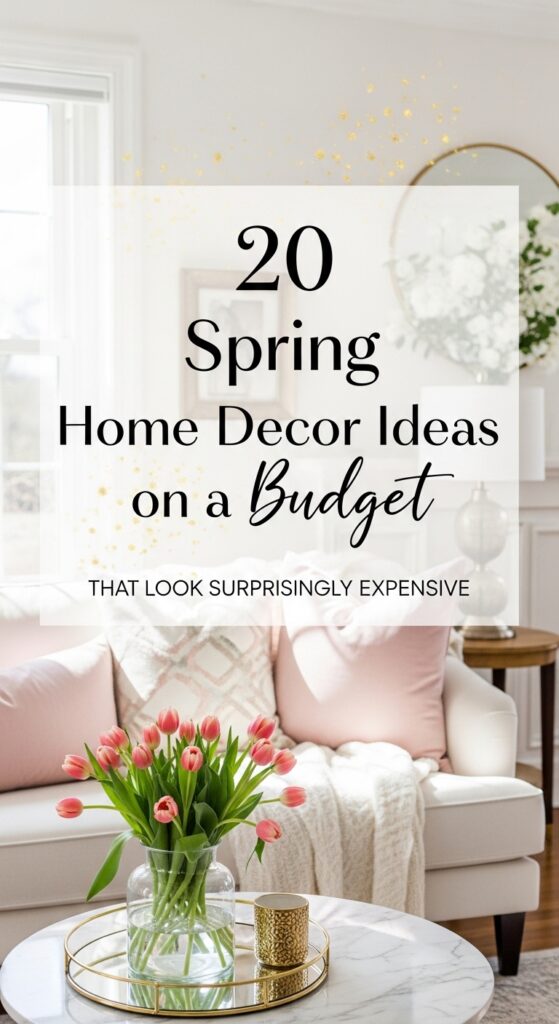 Spring Home Decor Ideas on a Budget