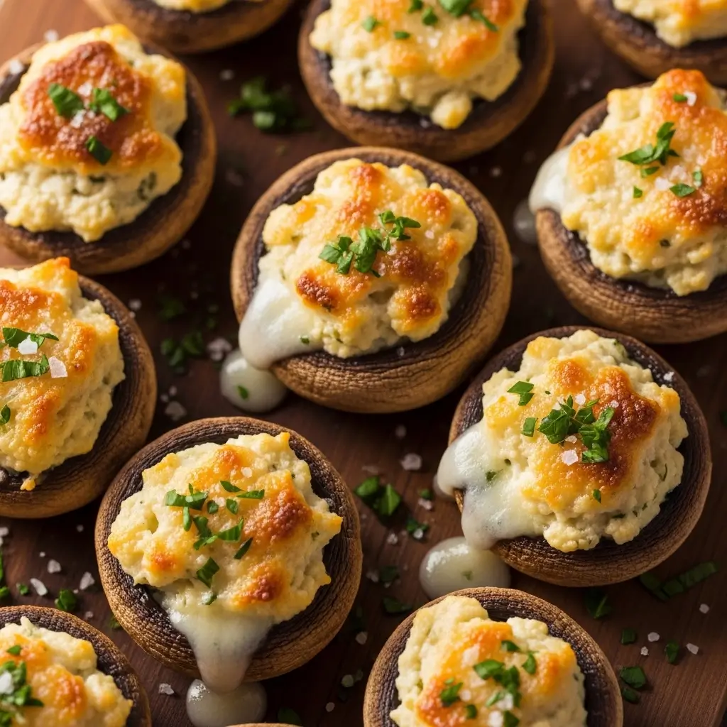 Stuffed Mushrooms with Goat Cheese