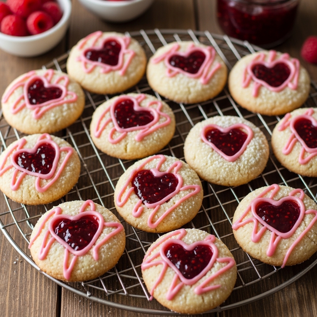  Sweetheart Thumbprint Cookies