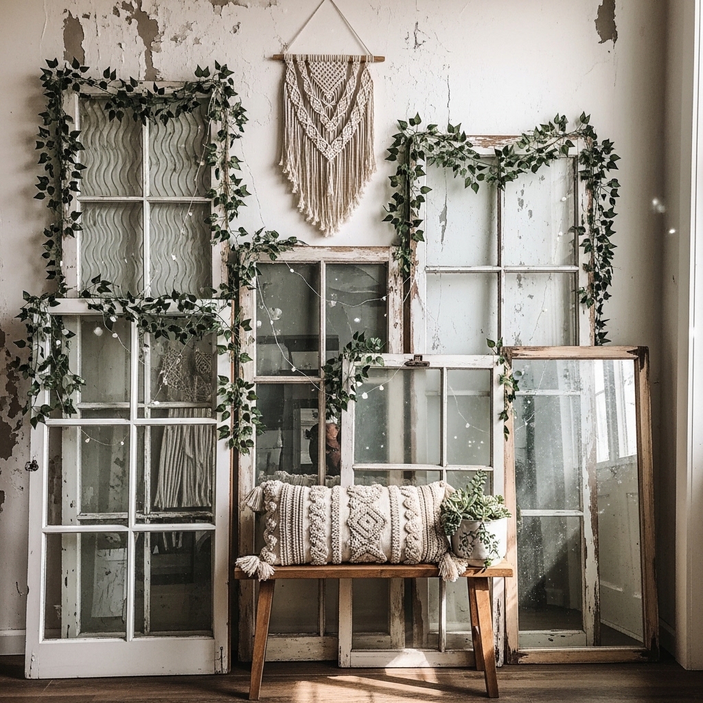 Vintage Window Leaners