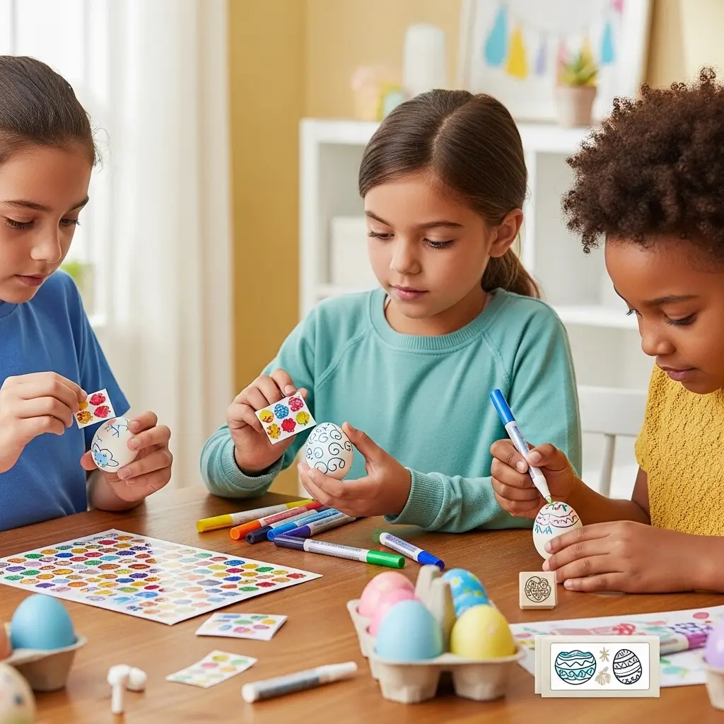 Mess-Free Easter Egg Decorating Ideas for Kids