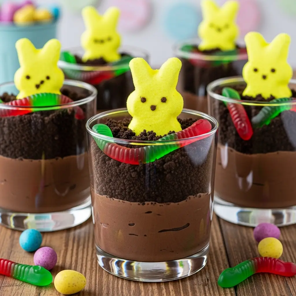 Easter Dirt Cups