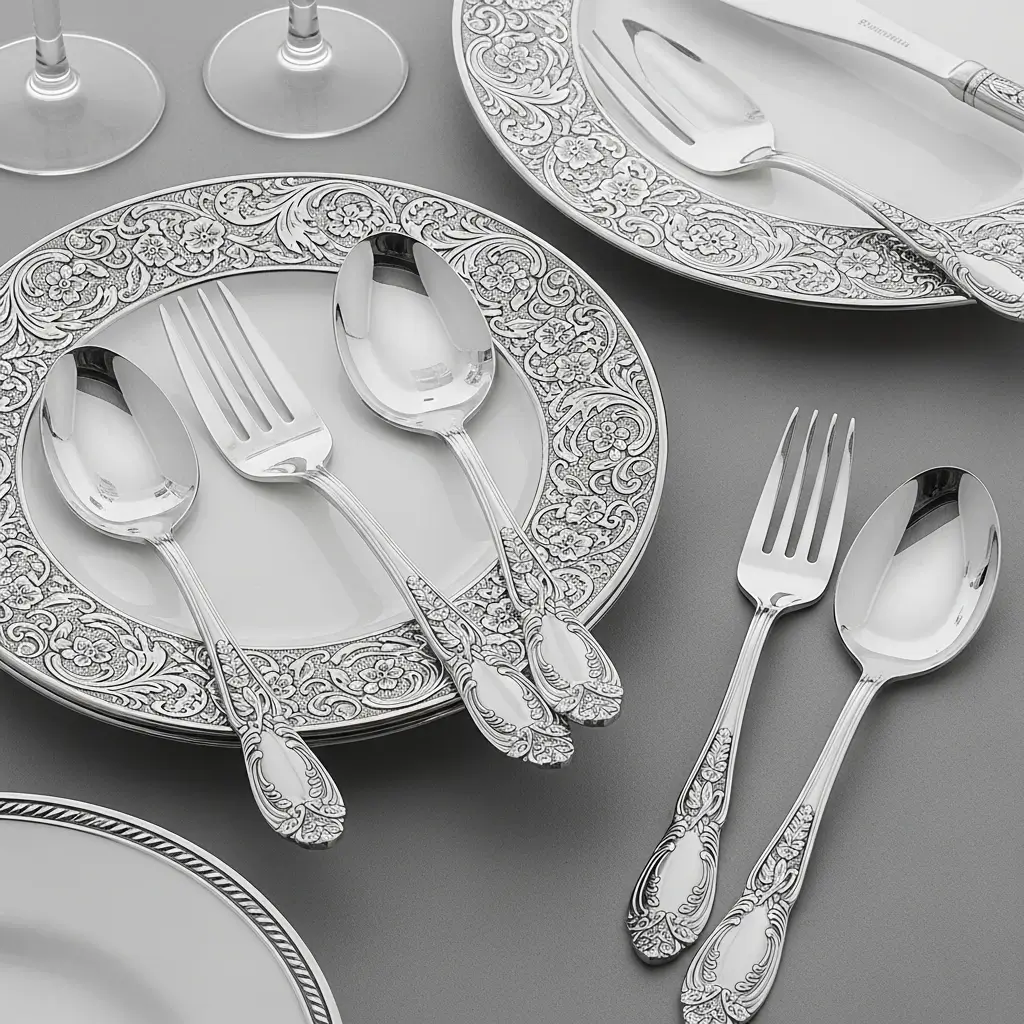 Engraved Floral Vintage