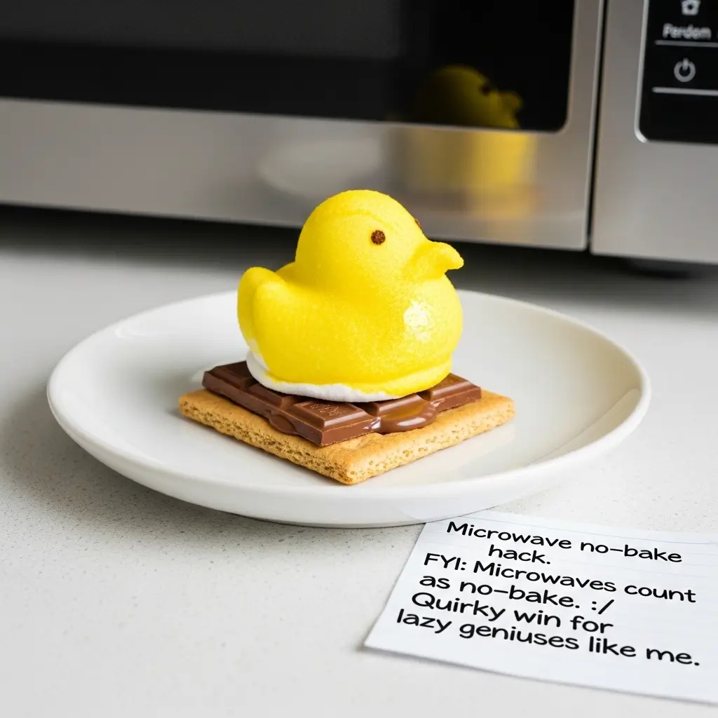 PEEPS Microwave S'mores