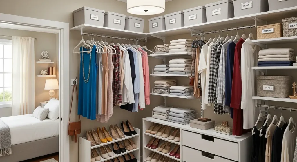How to Organize a Closet in a Small Bedroom
