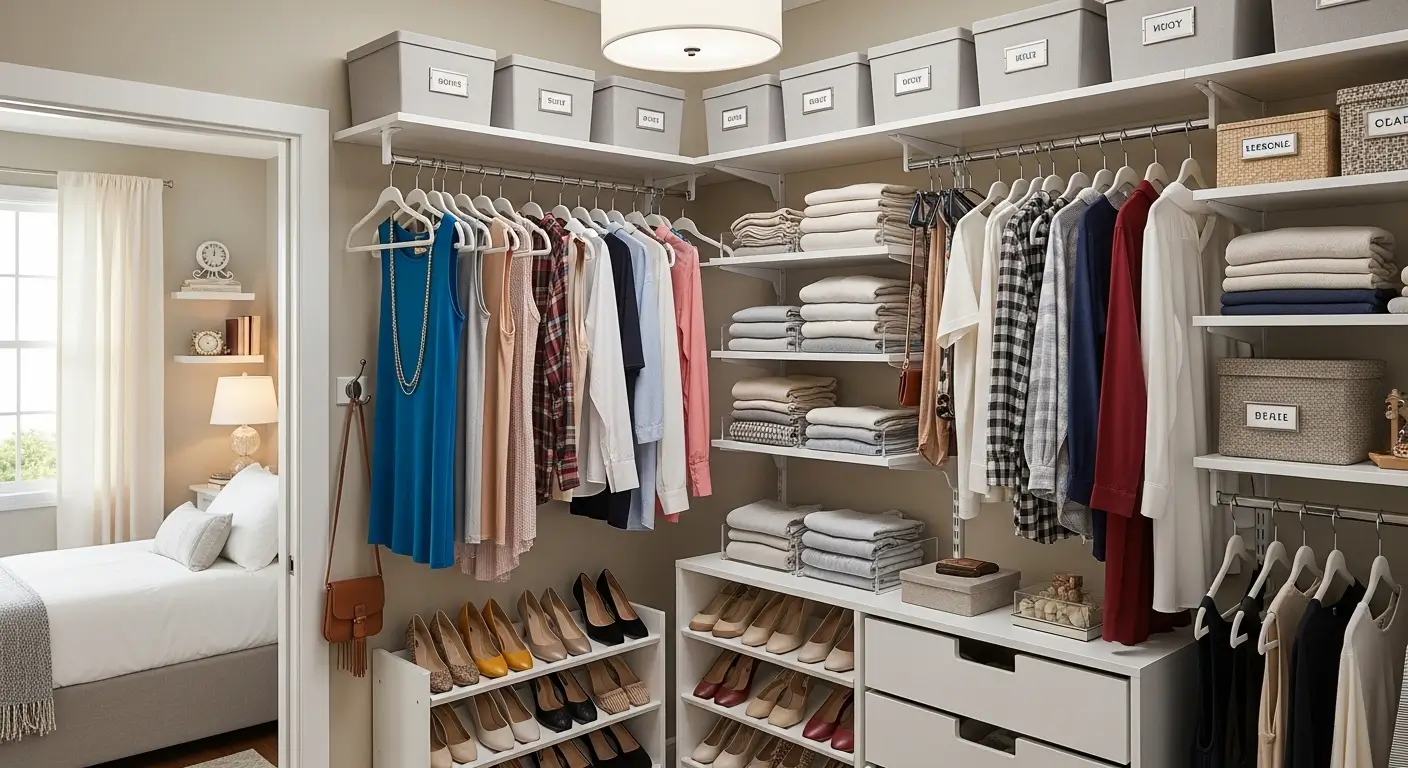 How to Organize a Closet in a Small Bedroom