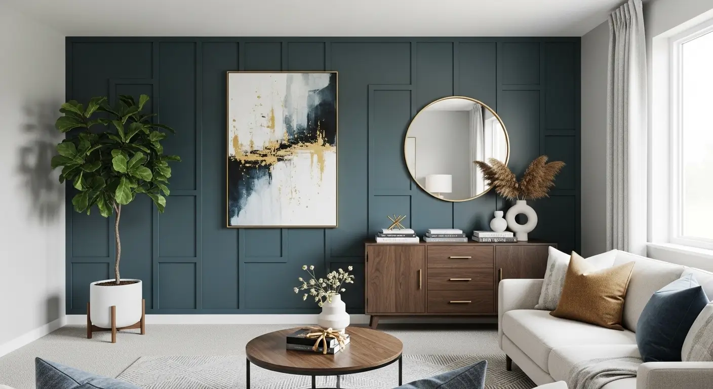 Living Room Accent Wall Ideas