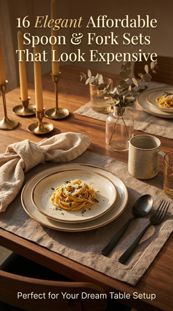 16 Affordable Spoon and Fork Sets That Look Expensive