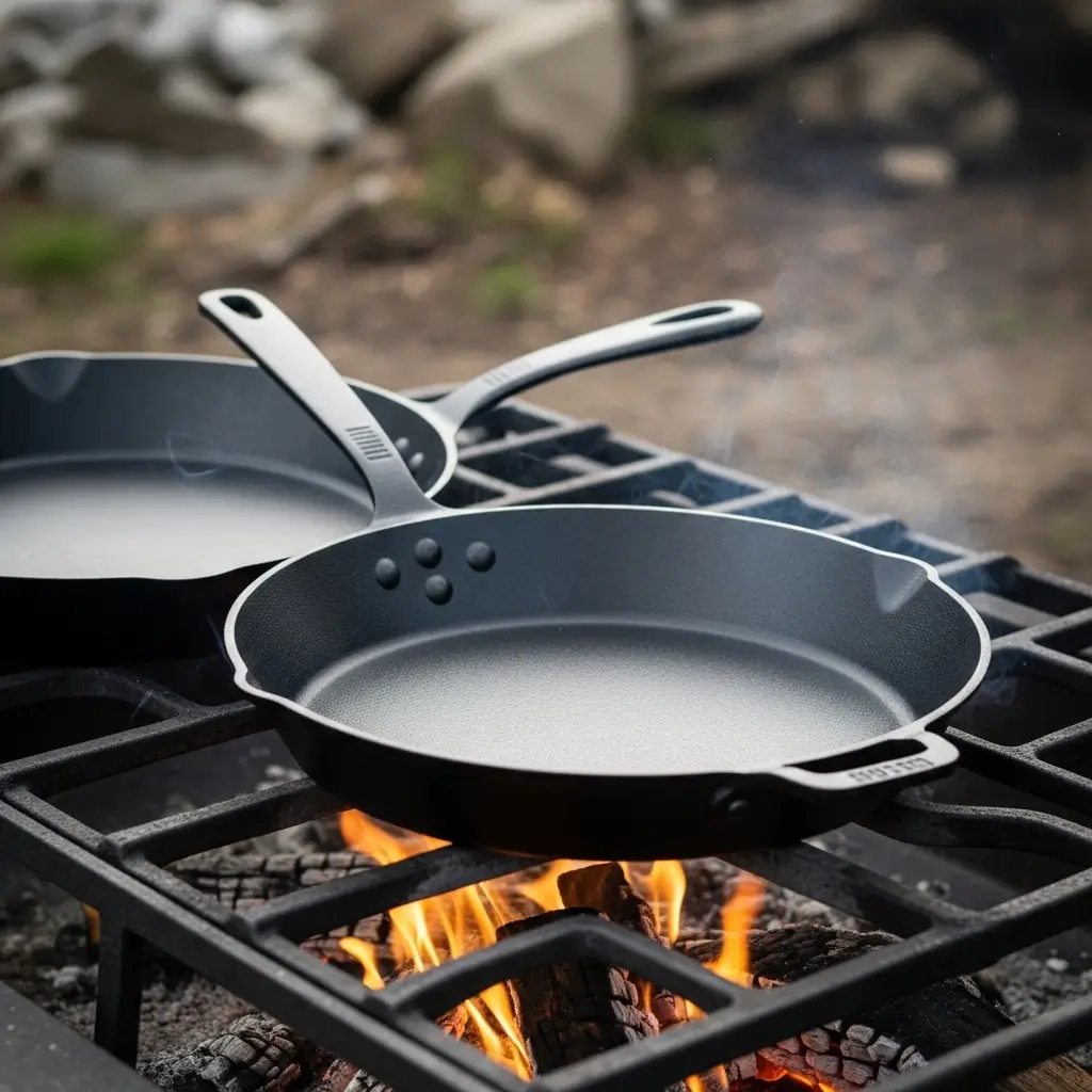 Hand-Forged Carbon Steel Skillets