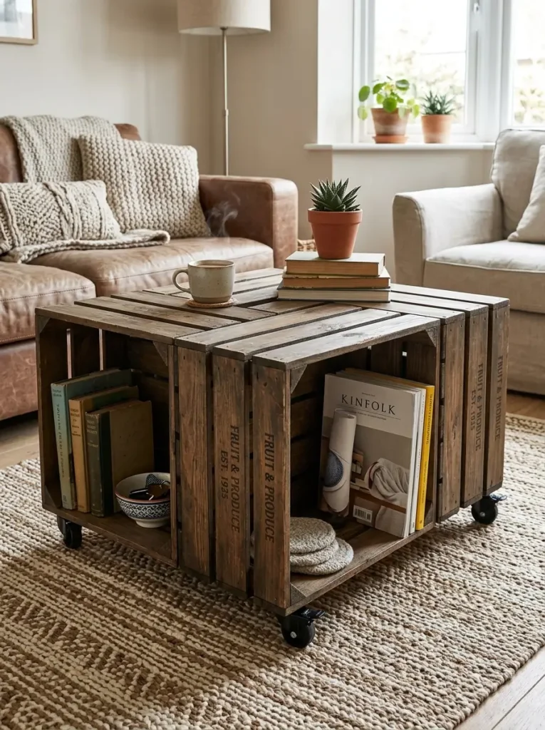 Rustic Crate Table