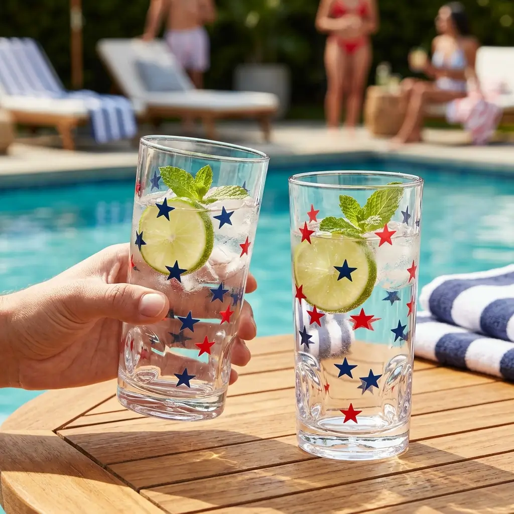 Acrylic "Star" Glassware