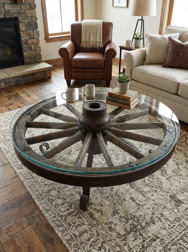 Rustic Wagon Wheel