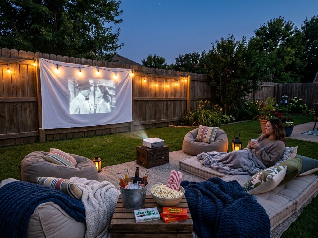 Backyard Movie Theater