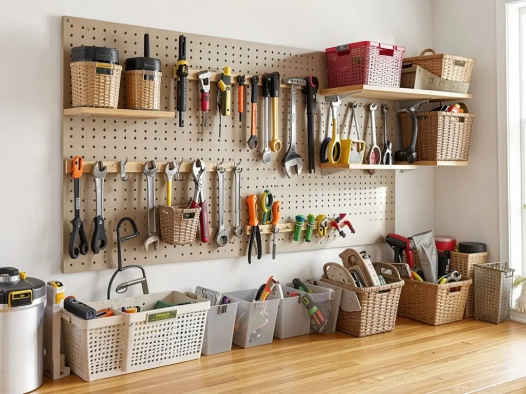Pegboard Organization