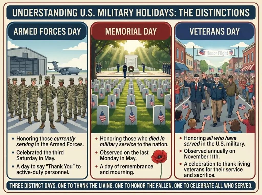 Distinction Between Holidays