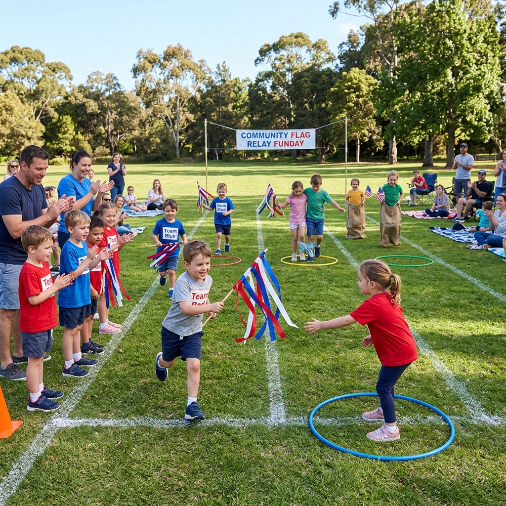 Flag Relay Races