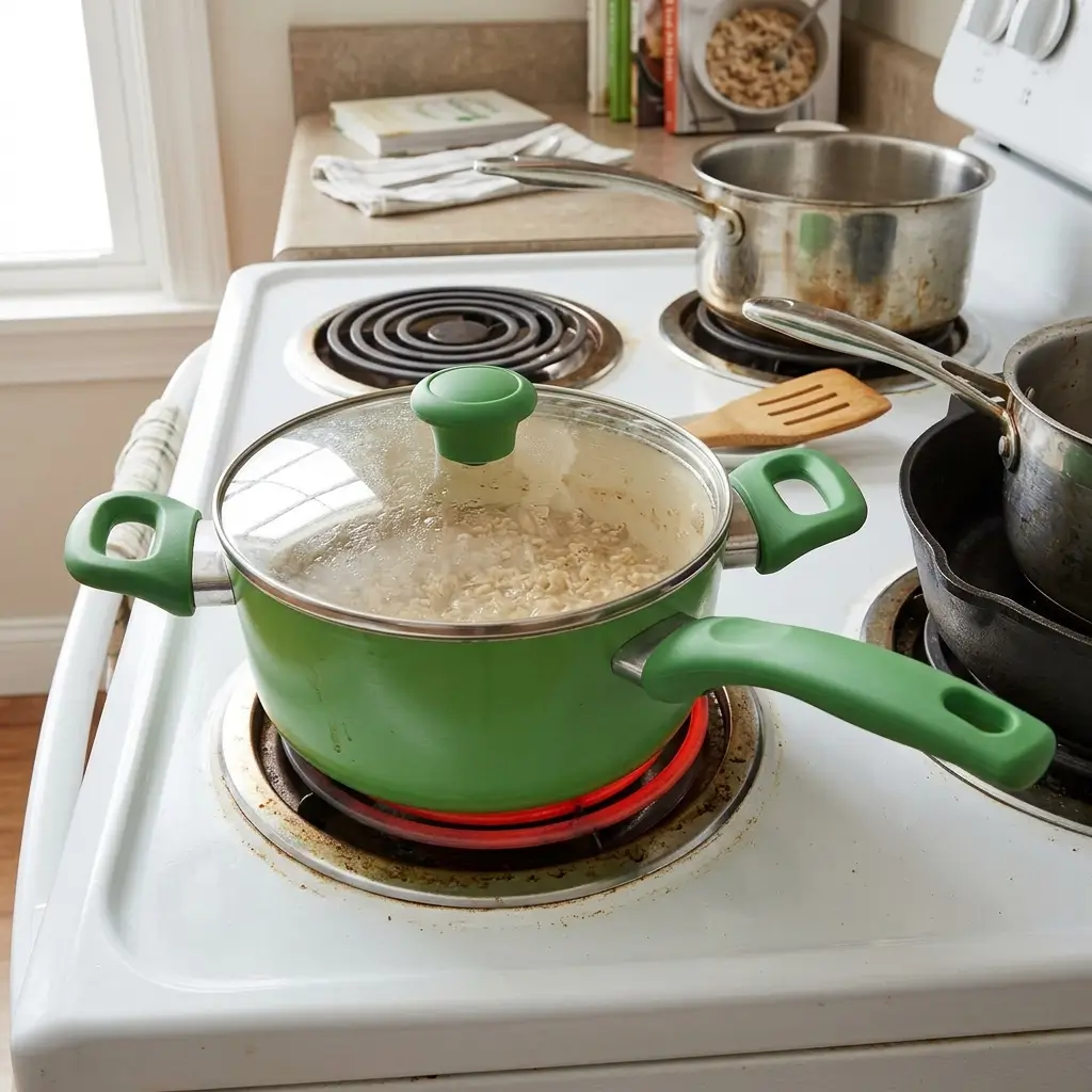  Green Life Soft Grip Ceramic Saucepan