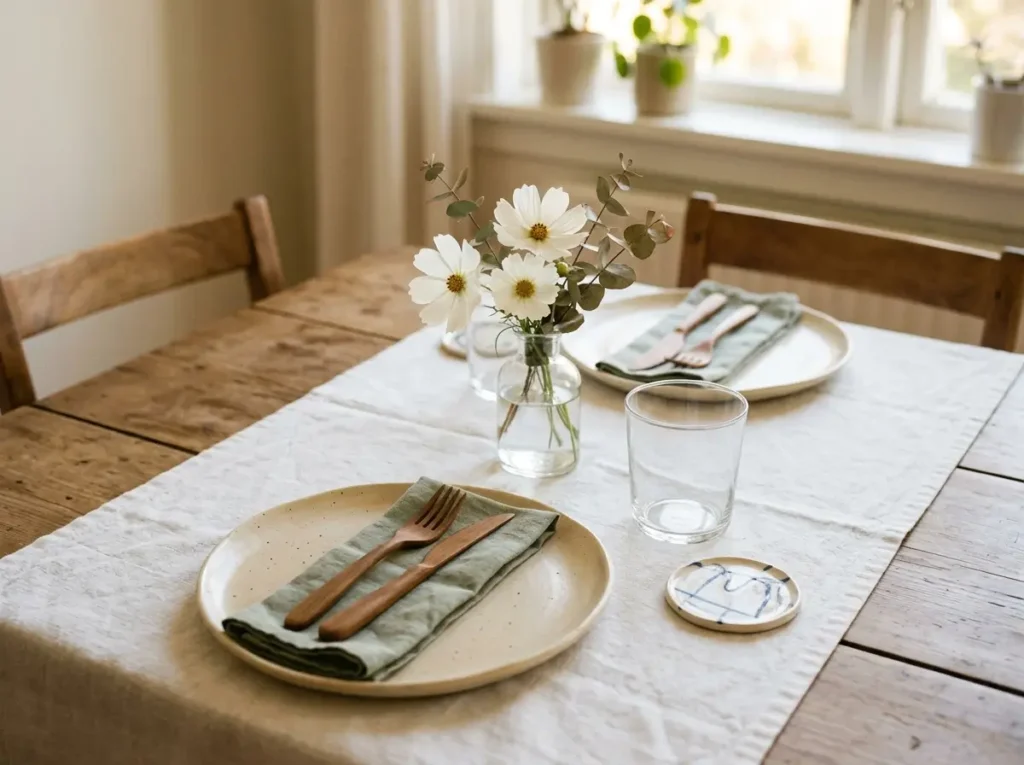 Minimalist Table Settings