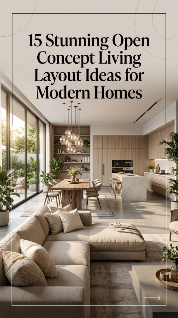 15 Stunning Open Concept Living Room Layout Ideas for Modern Homes