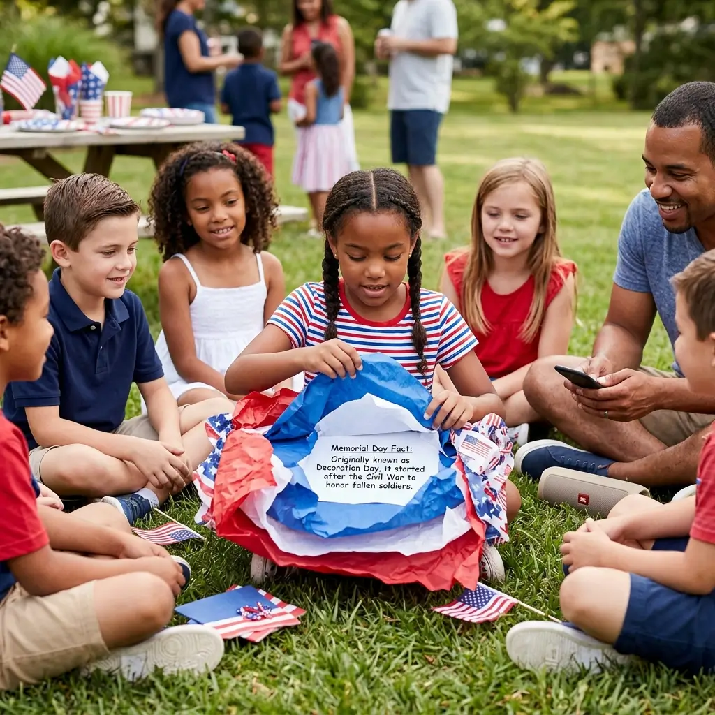 Patriotic Pass‑the‑Parcel