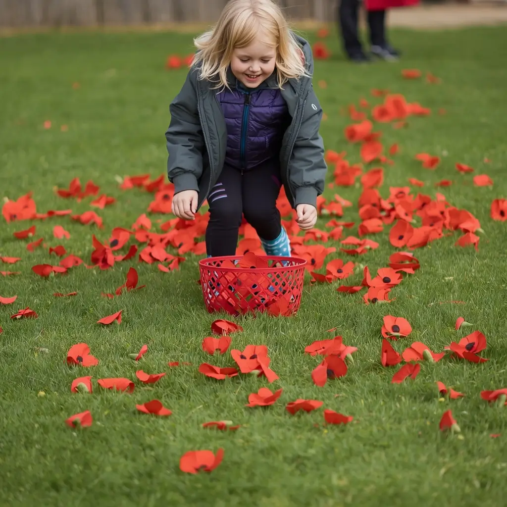 Poppy Flower Pick‑Up Race