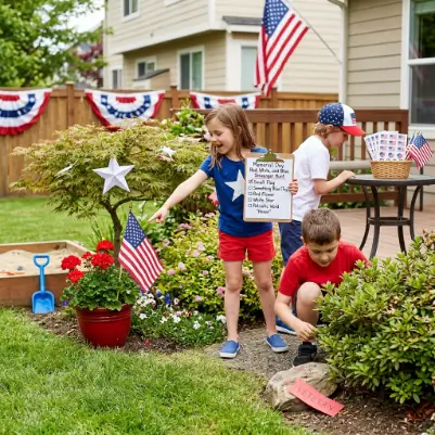 Red, White, and Blue Scavenger Hunt