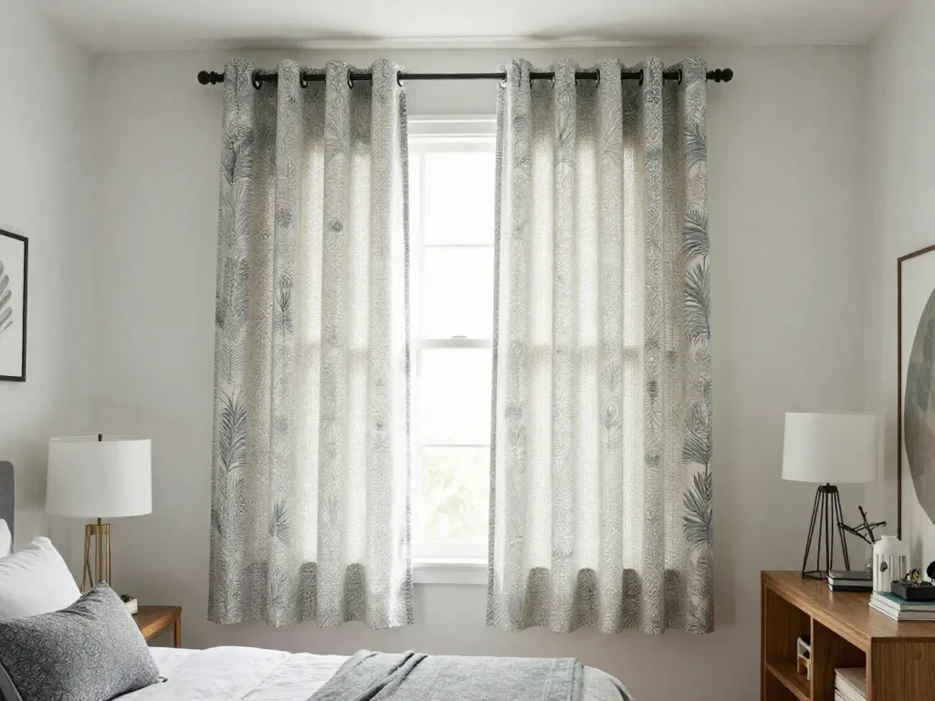 Fringe Trim Curtains