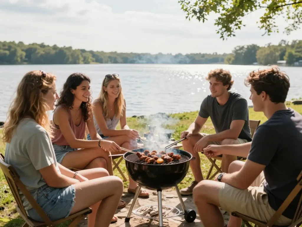 Backyard barbecues and lake days