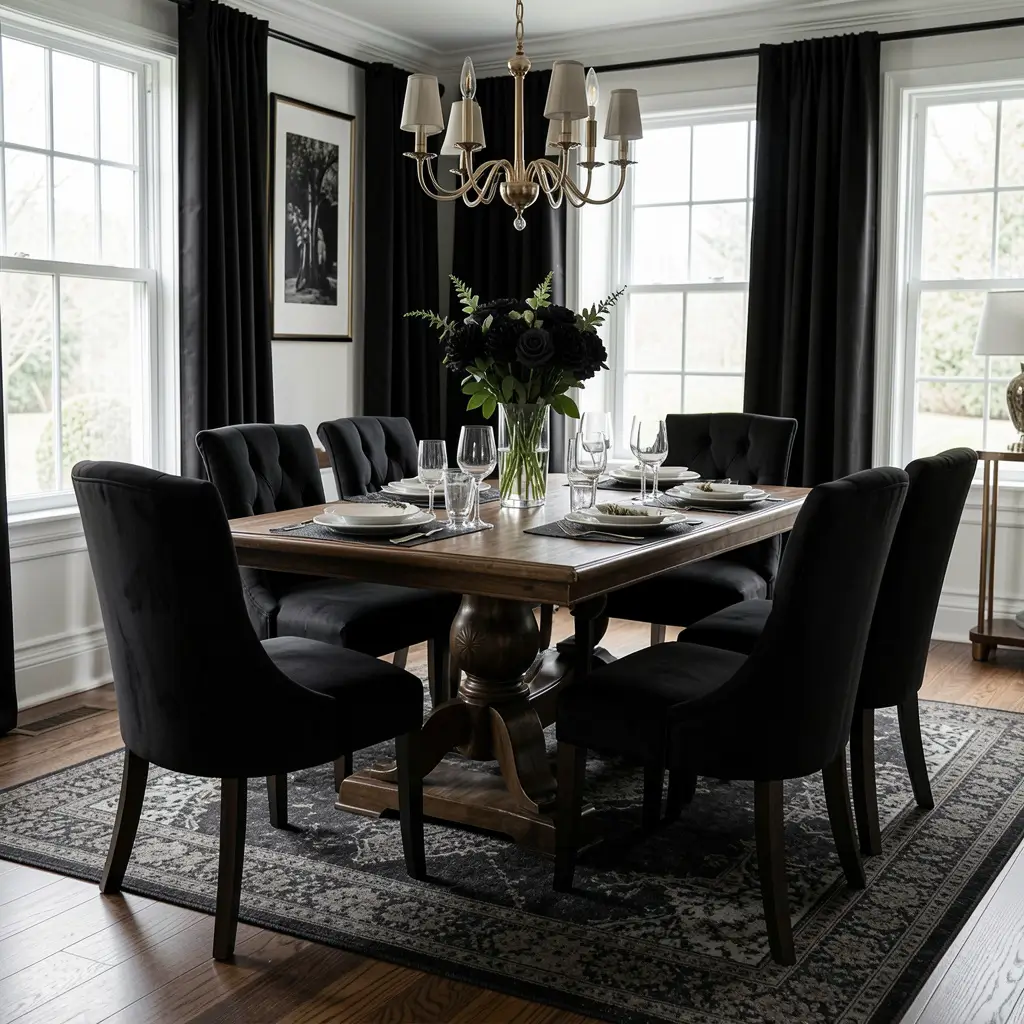 Black Upholstery