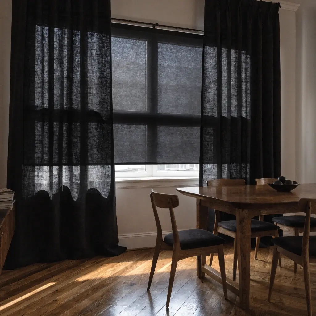 Black Window Treatments