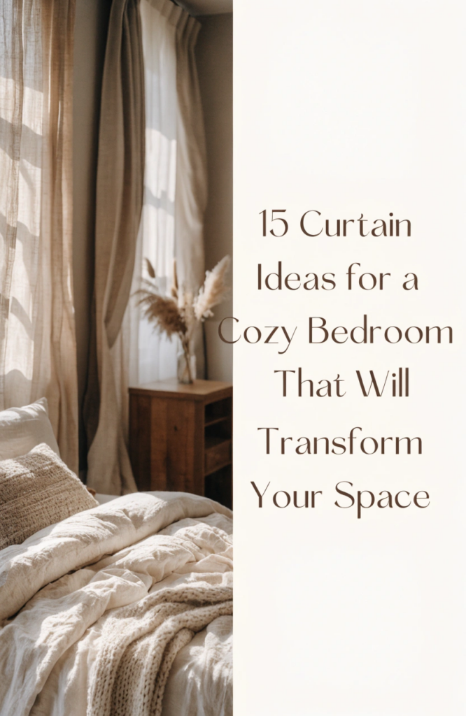 Curtain Ideas for a Cozy Bedroom