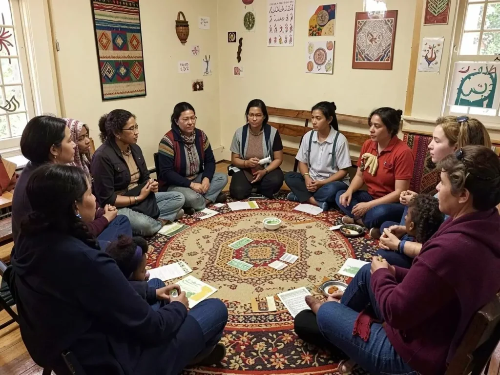 Host a respectful sharing circle or community event