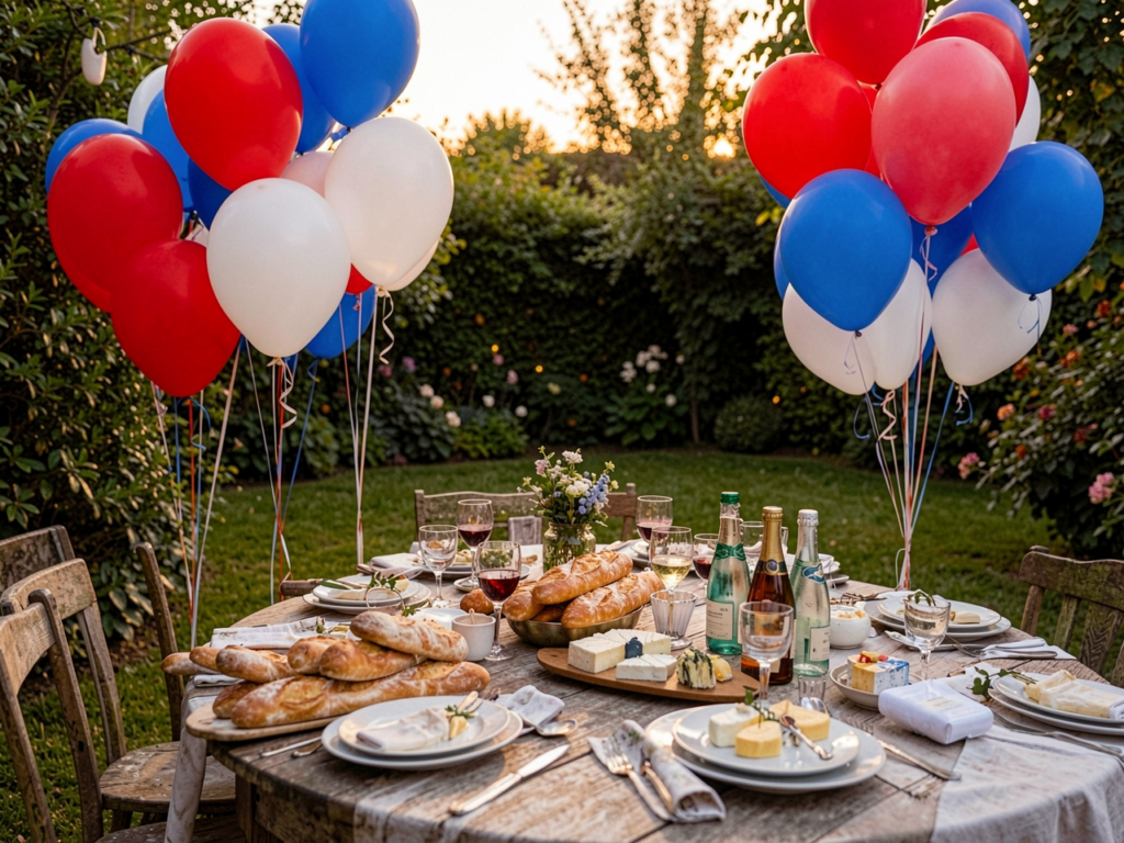 French-Themed Garden Party