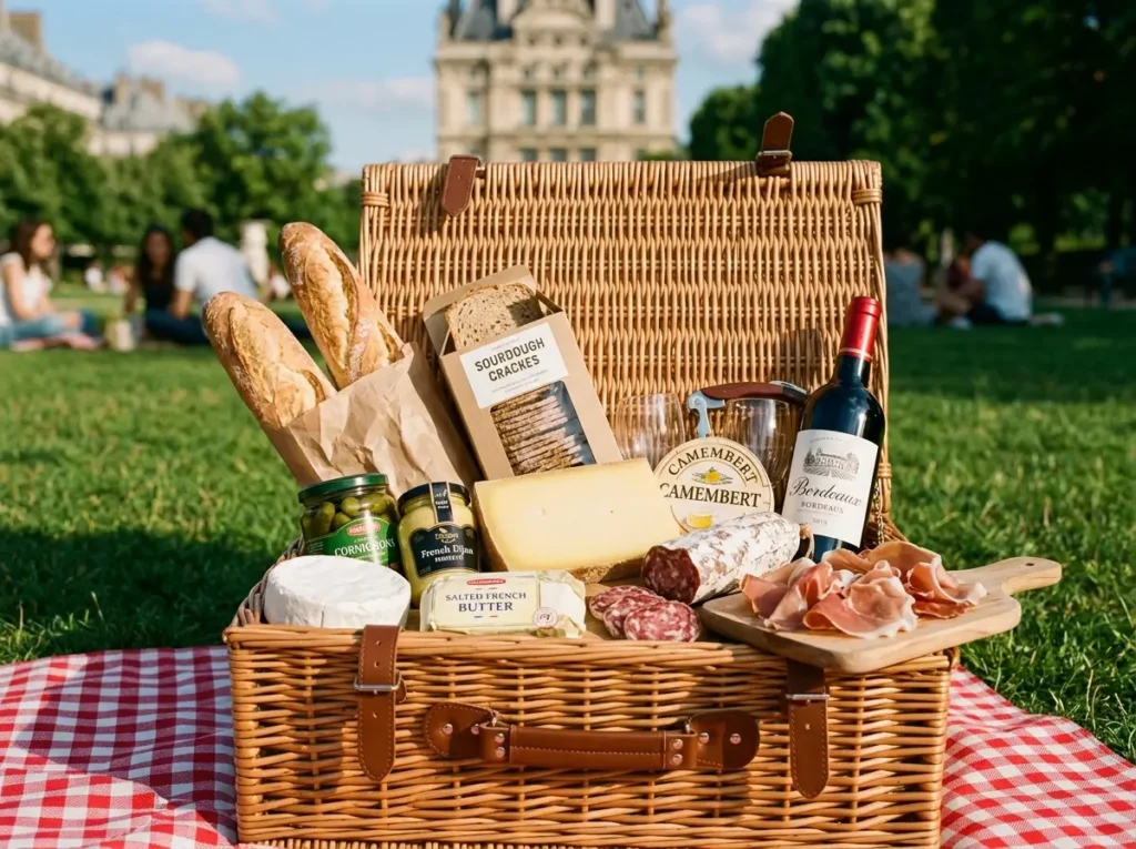 Classic Parisian Picnic Hamper