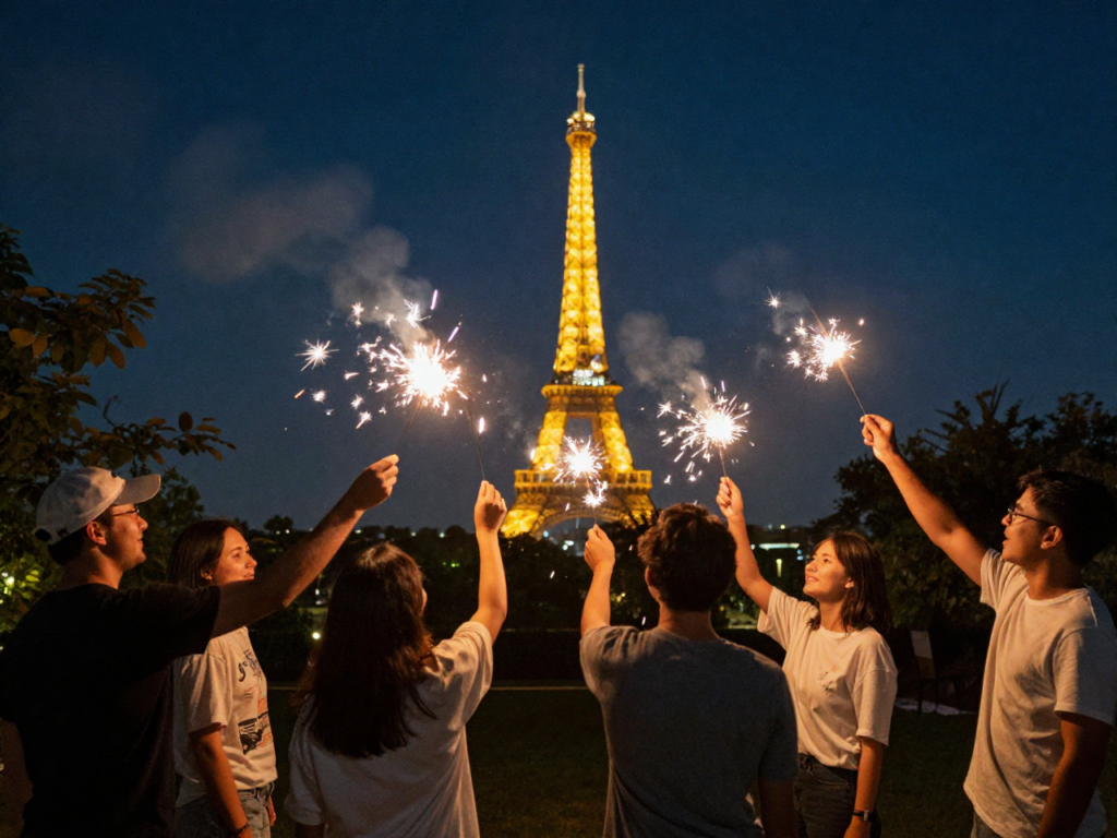 Fireworks or Light Sparklers