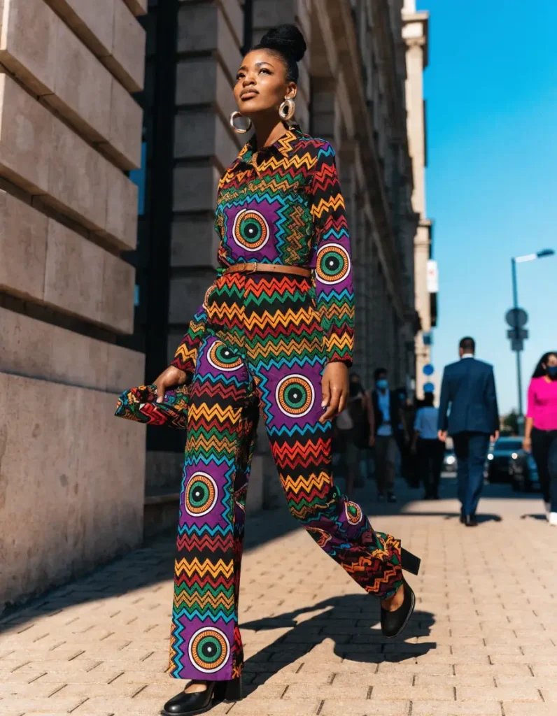 African Print Jumpsuit