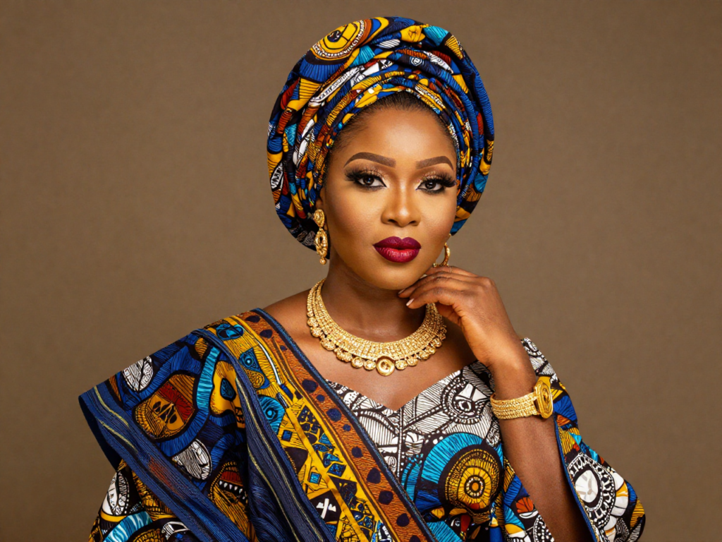 Headwrap & Matching Dress