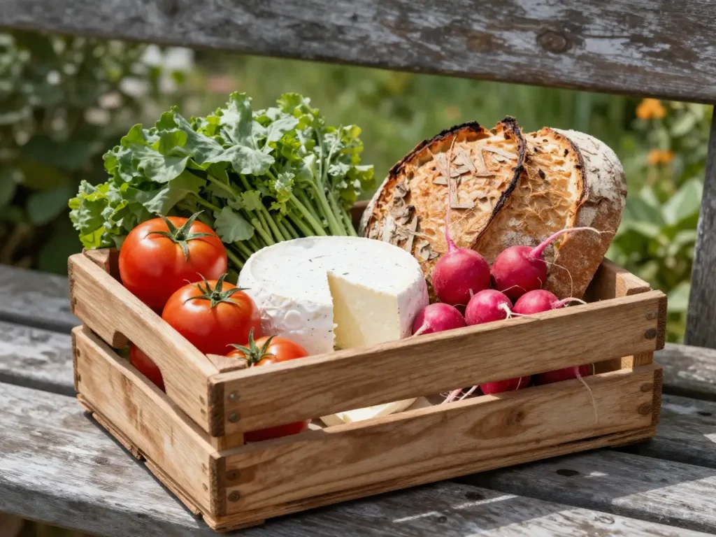 Rustic Farmers Market Garden Crate