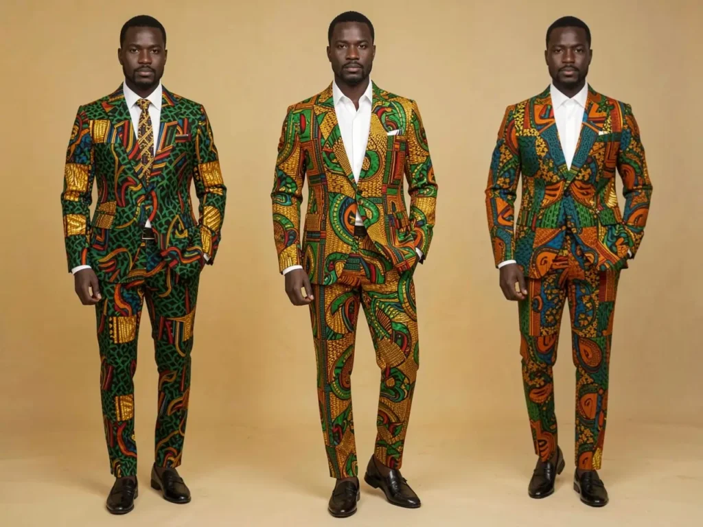 African Print Suit