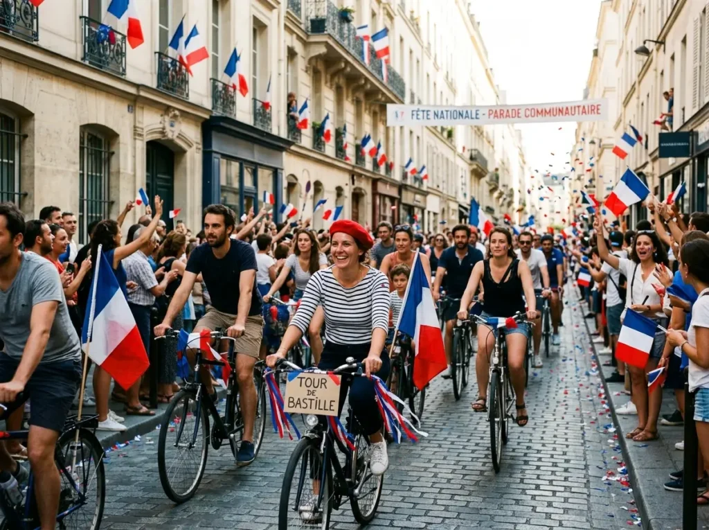 Bastille Day Parade or Bike Ride