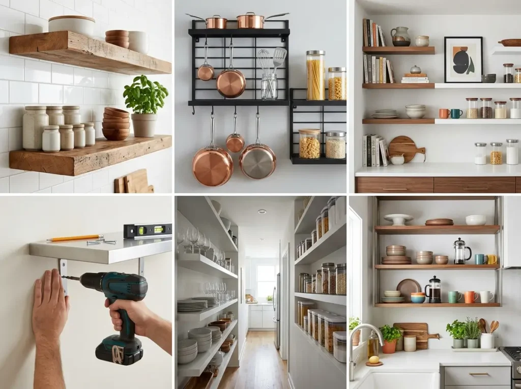 Wall-Mounted Shelves
