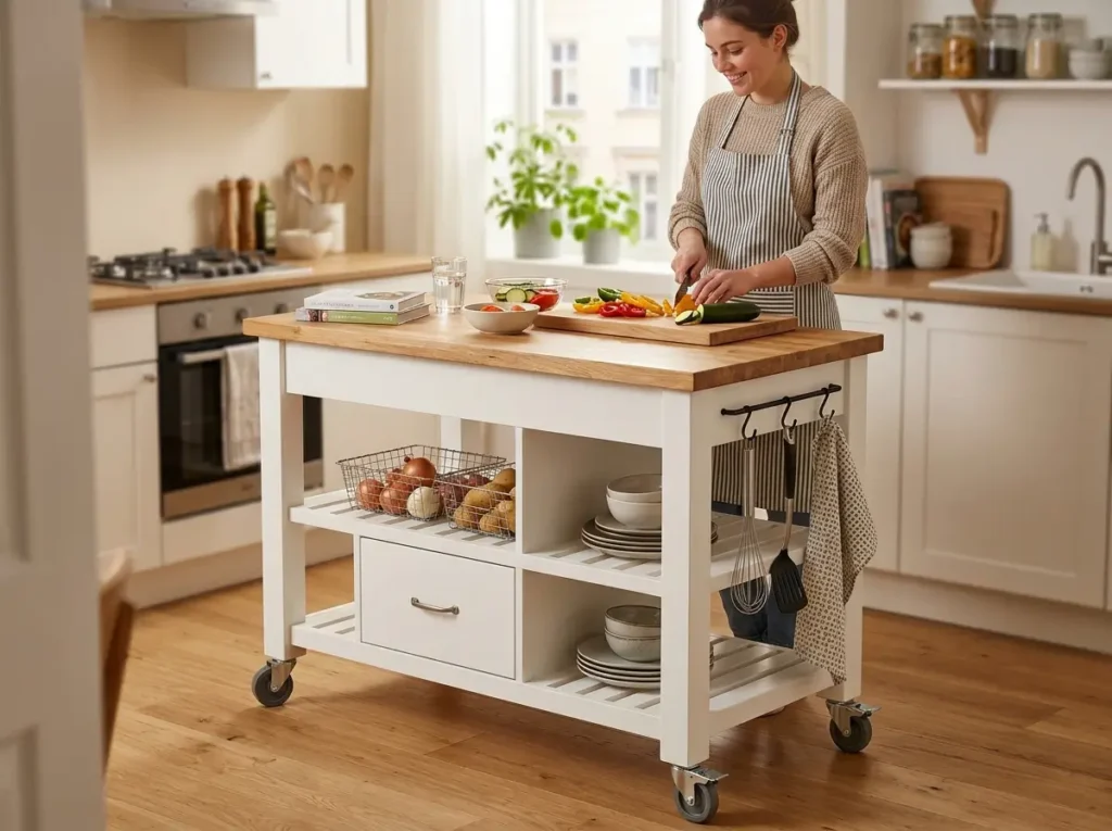 Rolling Kitchen Island