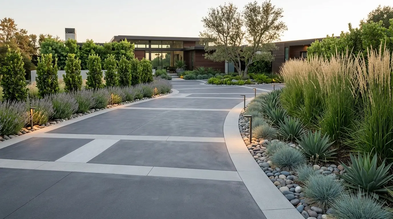 Modern Driveway Landscaping Ideas
