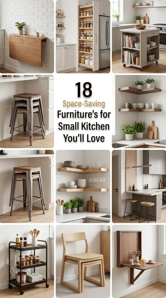 Space-Saving Furniture’s for Small Kitchen Ideas You’ll Love